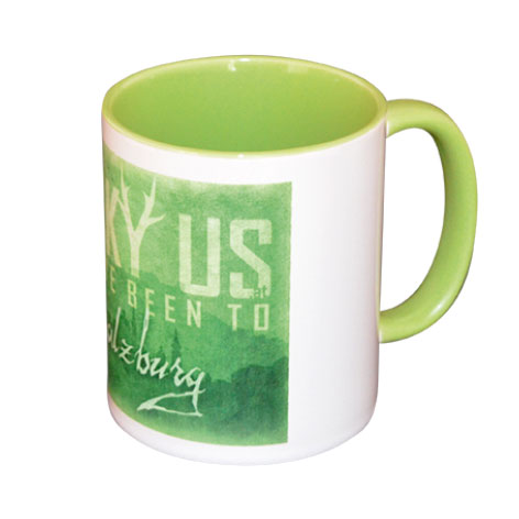 Vintage Mug light green
