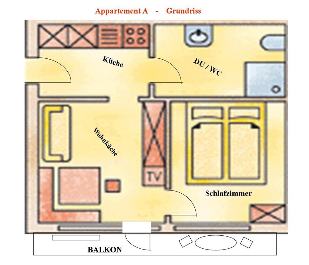 Apartment A floor plan